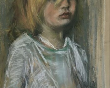 Child portrait, pastels