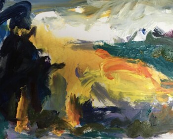 Landscape, impressionistic, vibrant