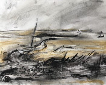 Charcoal, Chichester Harbour, sailing boars