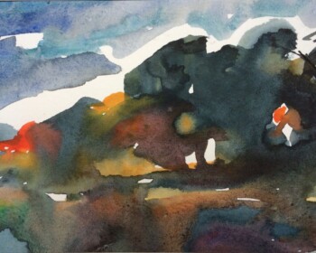 Watercolour, landscape