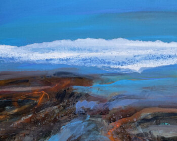 expressive contemporary art coastal paintings colourful seas abstract art cornish seascapes